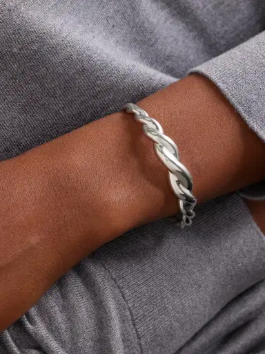 Loren Stewart Linaea Sterling Silver Bracelet | Thumbnail 2