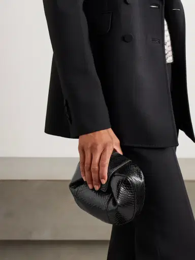 Gabriela Hearst Soft Demi Snake-effect Leather Clutch | Thumbnail 2 Gabriela Hearst Soft Demi Snake-effect Leather Clutch | Thumbnail 2