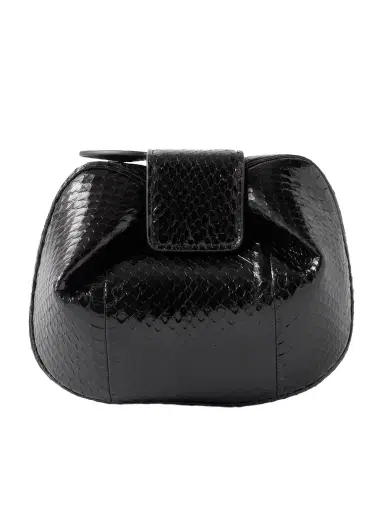Gabriela Hearst Soft Demi Snake-effect Leather Clutch | Thumbnail 1 Gabriela Hearst Soft Demi Snake-effect Leather Clutch | Thumbnail 1