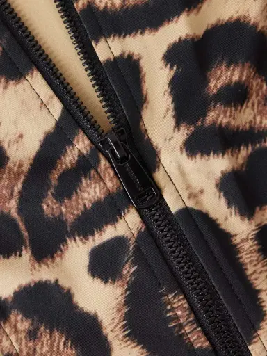 Goldbergh Leona Leopard-print Stretch Recycled-jersey Half-zip Top | Thumbnail 5 Goldbergh Leona Leopard-print Stretch Recycled-jersey Half-zip Top | Thumbnail 5
