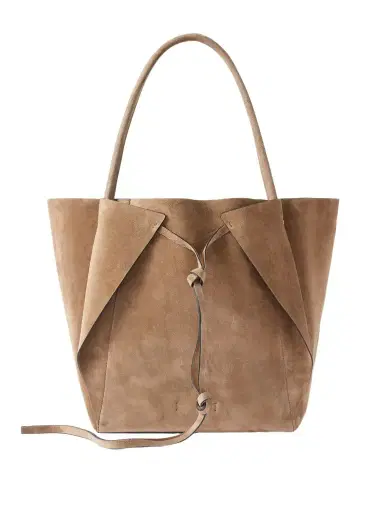 Gabriela Hearst Marija Tasseled Suede Tote | Thumbnail 1 Gabriela Hearst Marija Tasseled Suede Tote | Thumbnail 1