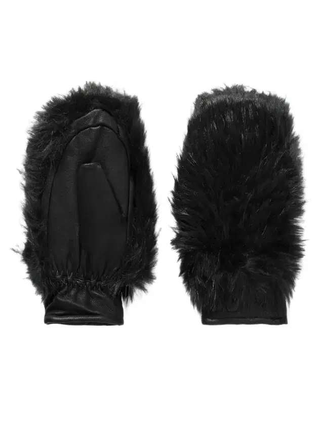 Goldbergh Hill Plush-trimmed Padded Leather Ski Gloves