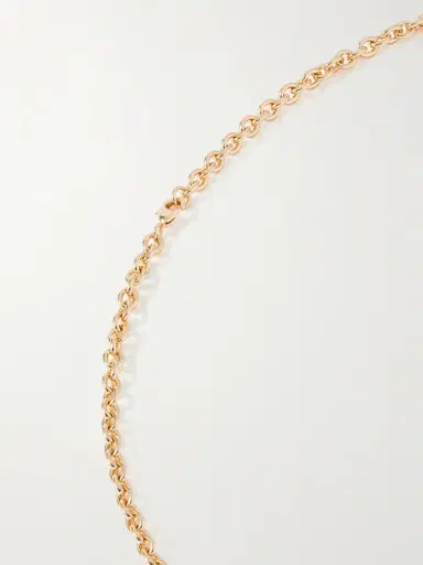 Roxanne Assoulin Puffy Initial Gold-tone Necklace | Thumbnail 4