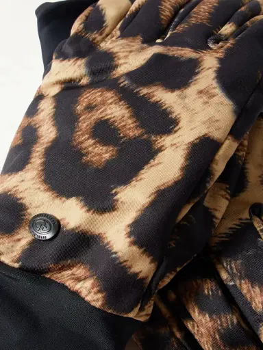 Goldbergh Softy Padded Jaguar-print Ski Gloves | Thumbnail 3