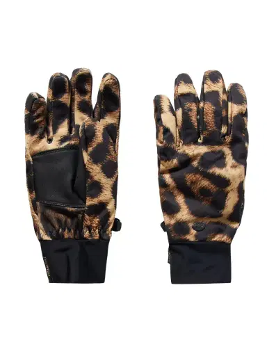 Goldbergh Softy Padded Jaguar-print Ski Gloves | Thumbnail 1
