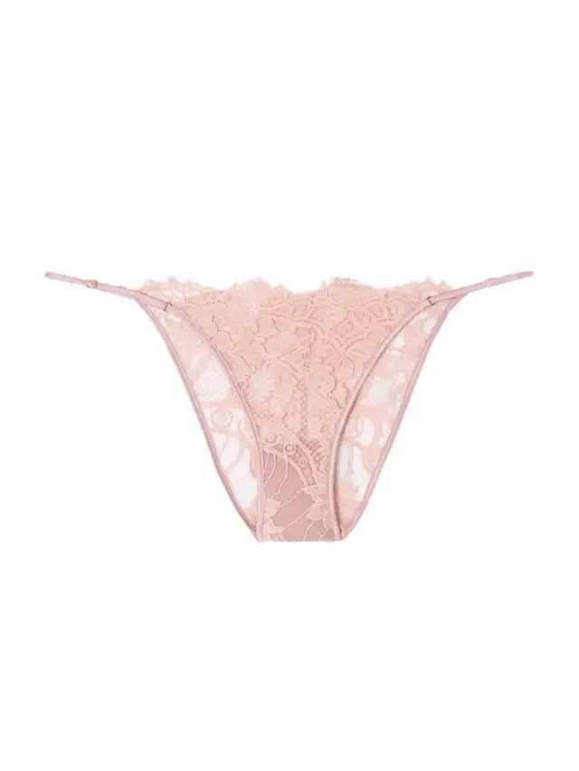 Camille Stretch-silk Satin-trimmed Organic Cotton-blend Lace Briefs