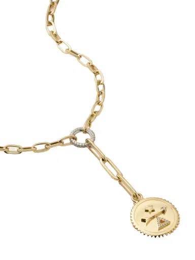 Foundrae Dream + Refined Clip 18-karat Yellow And White Gold Diamond Necklace | Thumbnail 1 Foundrae Dream + Refined Clip 18-karat Yellow And White Gold Diamond Necklace | Thumbnail 1