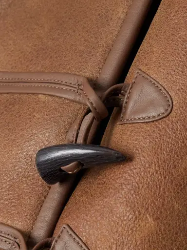 Isabel Marant Amiel Leather-trimmed Shearling Hooded Jacket | Thumbnail 5