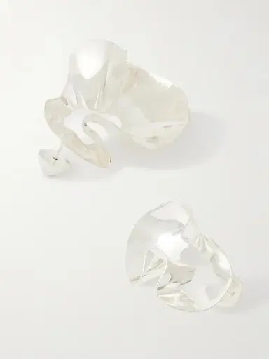 Dinosaur Designs Wave Silver-plated Earrings | Thumbnail 3