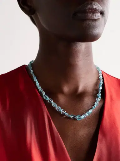JIA JIA Arizona Jumbo Candy 14-karat Gold Aquamarine Necklace | Thumbnail 2