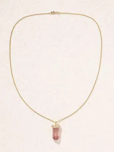 JIA JIA Gold, Tourmaline And Diamond Necklace | Thumbnail 4