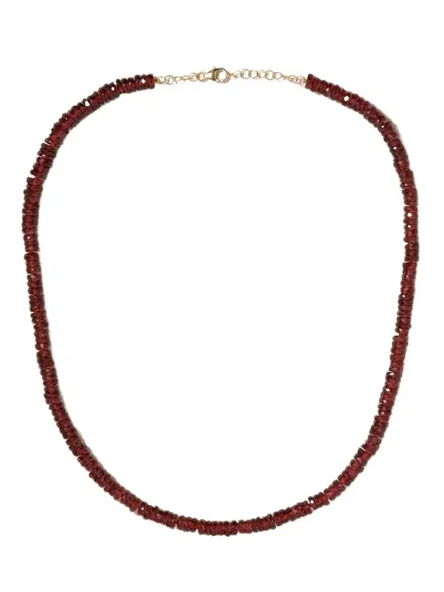 Gold Garnet Necklace