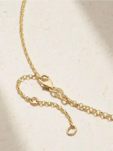 Foundrae Claw + Small Mixed Belcher 18-karat Gold Prasiolite Necklace | Thumbnail 3 Foundrae Claw + Small Mixed Belcher 18-karat Gold Prasiolite Necklace | Thumbnail 3