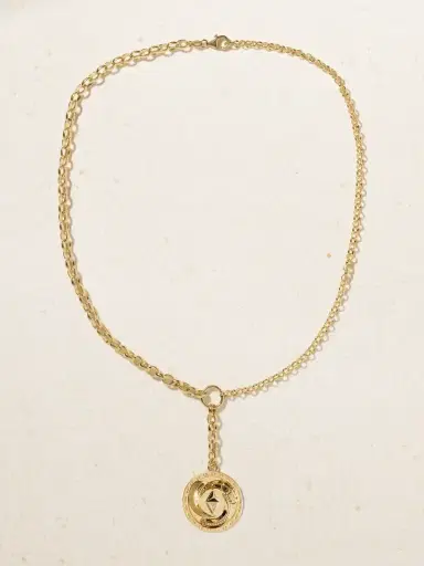 Foundrae Protection Triskele + Heavy Mixed Belcher 18-karat Gold Diamond Necklace | Thumbnail 4 Foundrae Protection Triskele + Heavy Mixed Belcher 18-karat Gold Diamond Necklace | Thumbnail 4