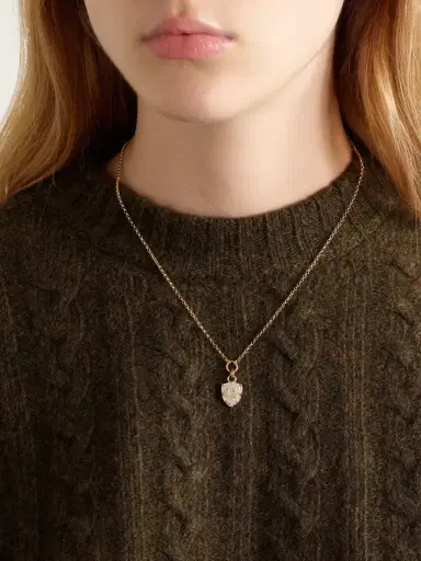 Foundrae Protection + Fine Belcher 18-karat Gold Diamond Necklace | Thumbnail 2 Foundrae Protection + Fine Belcher 18-karat Gold Diamond Necklace | Thumbnail 2
