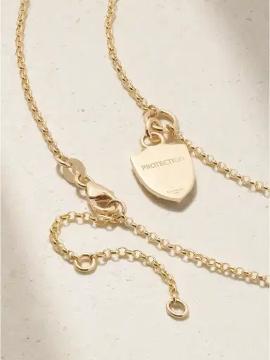 Foundrae Protection + Fine Belcher 18-karat Gold Diamond Necklace | Thumbnail 3 Foundrae Protection + Fine Belcher 18-karat Gold Diamond Necklace | Thumbnail 3