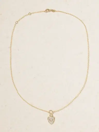 Foundrae Protection + Fine Belcher 18-karat Gold Diamond Necklace | Thumbnail 4 Foundrae Protection + Fine Belcher 18-karat Gold Diamond Necklace | Thumbnail 4