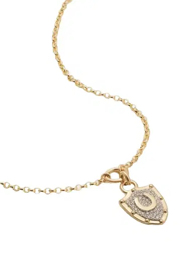 Foundrae Protection + Fine Belcher 18-karat Gold Diamond Necklace | Thumbnail 1 Foundrae Protection + Fine Belcher 18-karat Gold Diamond Necklace | Thumbnail 1