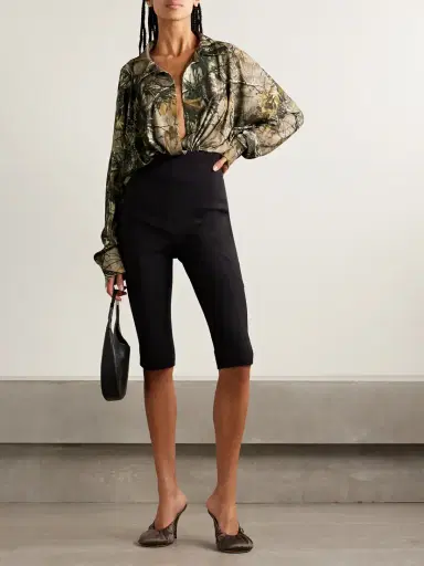 Norma Kamali Camouflage-print Stretch-jersey Bodysuit | Thumbnail 2
