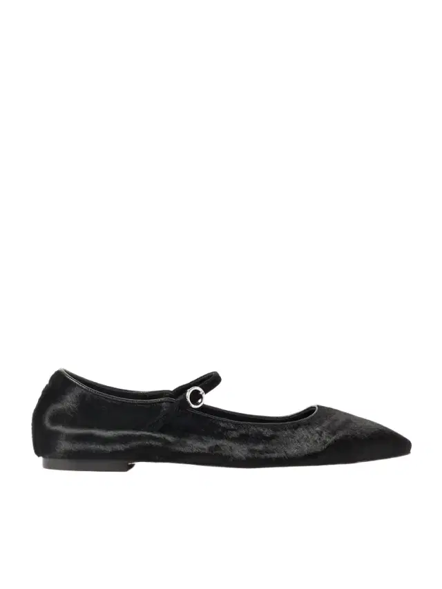 Uma Calf Hair Mary Jane Ballet Flats
