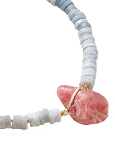 JIA JIA Aurora Gold, Rhodochrosite And Opal Necklace | Thumbnail 1 JIA JIA Aurora Gold, Rhodochrosite And Opal Necklace | Thumbnail 1