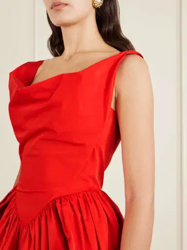 Vivienne Westwood Sunday Pleated Taffeta Mini Dress | Thumbnail 4 Vivienne Westwood Sunday Pleated Taffeta Mini Dress | Thumbnail 4