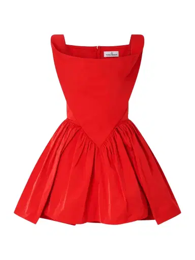 Vivienne Westwood Sunday Pleated Taffeta Mini Dress | Thumbnail 1 Vivienne Westwood Sunday Pleated Taffeta Mini Dress | Thumbnail 1