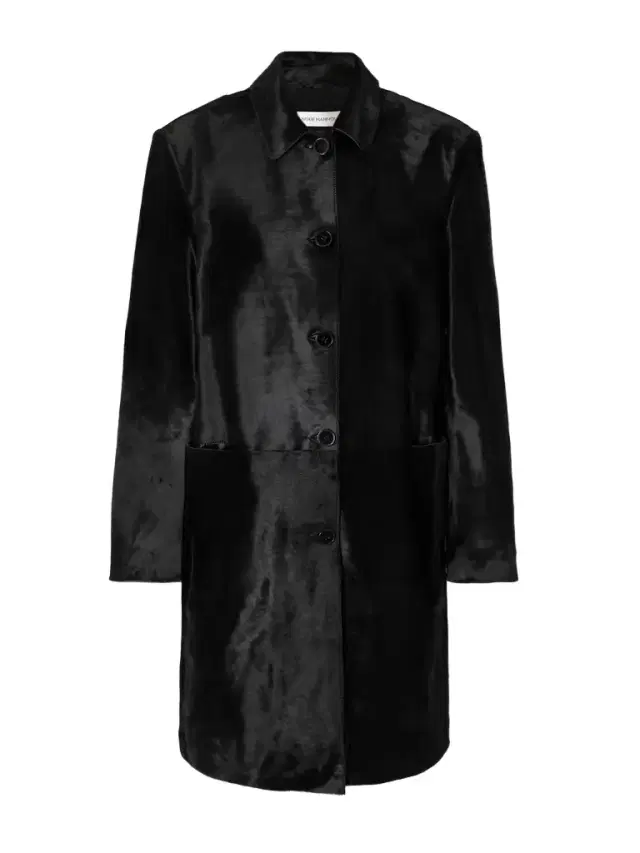 Paneled Cow Hair Coat