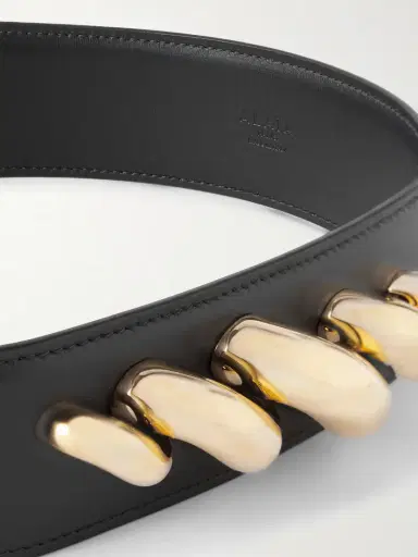 Alaïa Gold-tone Embellished Leather Belt | Thumbnail 3