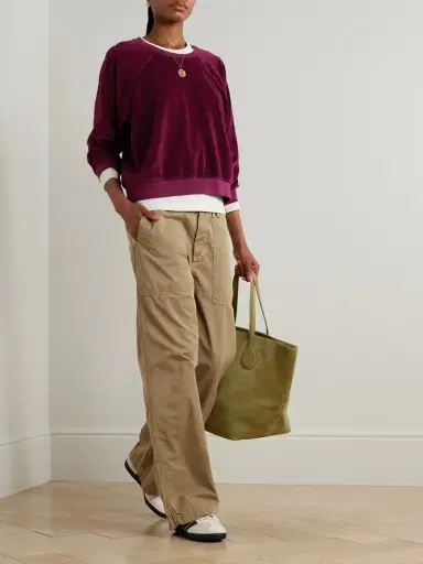 Suzie Kondi Samos Cotton-blend Velour Sweatshirt | Thumbnail 2 Suzie Kondi Samos Cotton-blend Velour Sweatshirt | Thumbnail 2