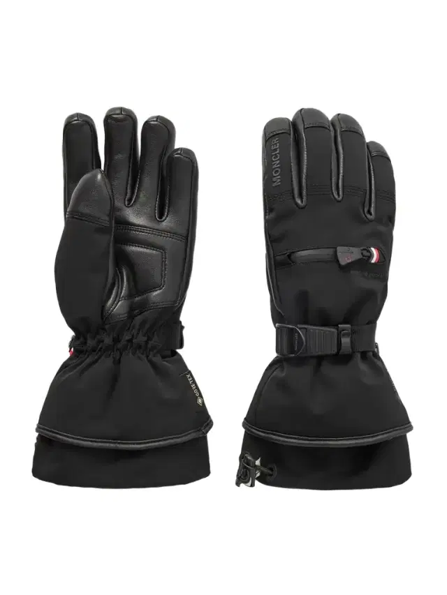 Appliquéd Paneled Gore-tex® And Leather Gloves