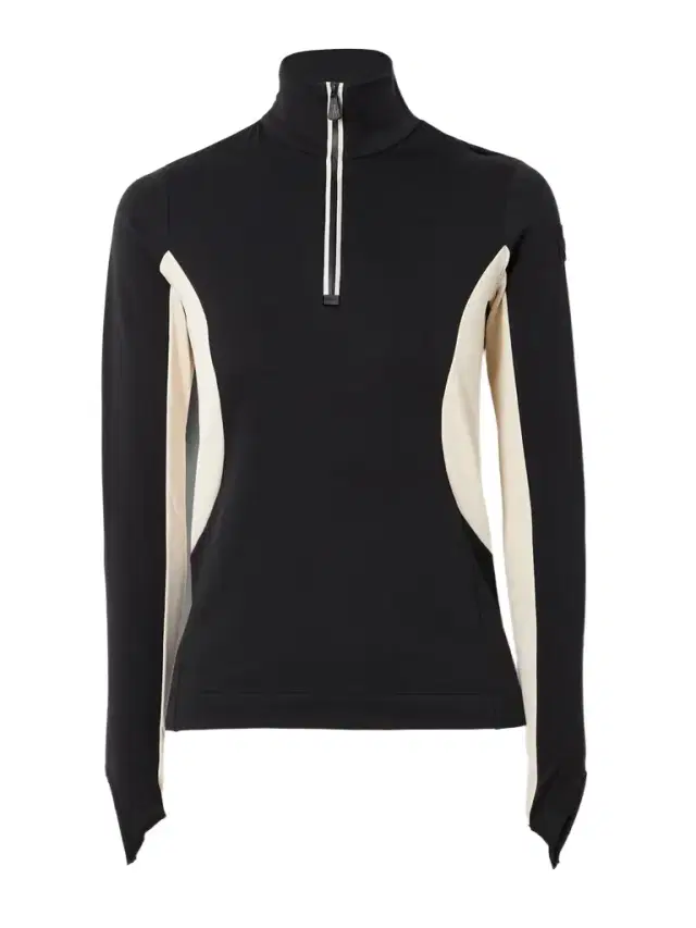 Color-block Stretch-jersey Base Layer