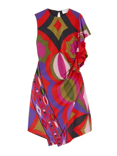 PUCCI Printed Jersey Mini Dress | Thumbnail 1 PUCCI Printed Jersey Mini Dress | Thumbnail 1