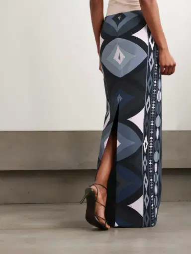 PUCCI Printed Stretch-scuba Maxi Skirt | Thumbnail 3 PUCCI Printed Stretch-scuba Maxi Skirt | Thumbnail 3
