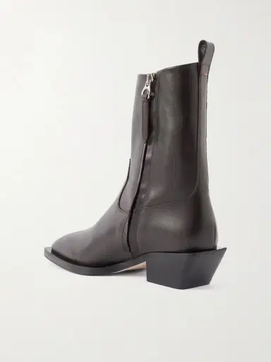 aeyde Luis Leather Ankle Boots | Thumbnail 3 aeyde Luis Leather Ankle Boots | Thumbnail 3