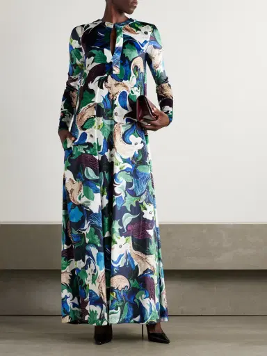 Mary Katrantzou Carrington Printed Jersey Maxi Dress | Thumbnail 2 Mary Katrantzou Carrington Printed Jersey Maxi Dress | Thumbnail 2