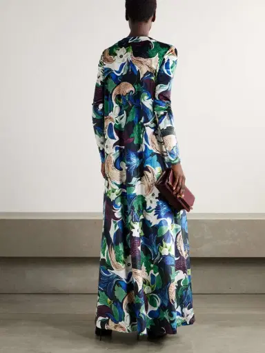 Mary Katrantzou Carrington Printed Jersey Maxi Dress | Thumbnail 3 Mary Katrantzou Carrington Printed Jersey Maxi Dress | Thumbnail 3