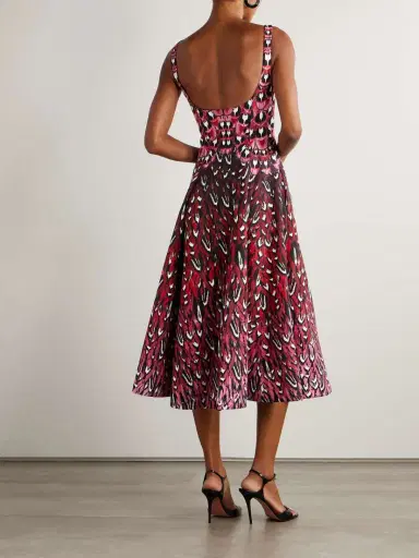 Mary Katrantzou Beaux Printed Crepe Midi Dress | Thumbnail 3