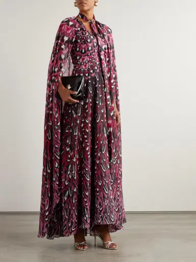 Mary Katrantzou Printed Chiffon Gown | Thumbnail 2