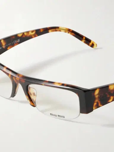 Miu Miu Eyewear Vedette Square-frame Tortoiseshell Acetate Sunglasses | Thumbnail 4 Miu Miu Eyewear Vedette Square-frame Tortoiseshell Acetate Sunglasses | Thumbnail 4