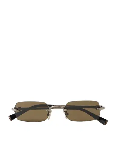 Miu Miu Eyewear Square-frame Silver-tone Sunglasses | Thumbnail 1 Miu Miu Eyewear Square-frame Silver-tone Sunglasses | Thumbnail 1