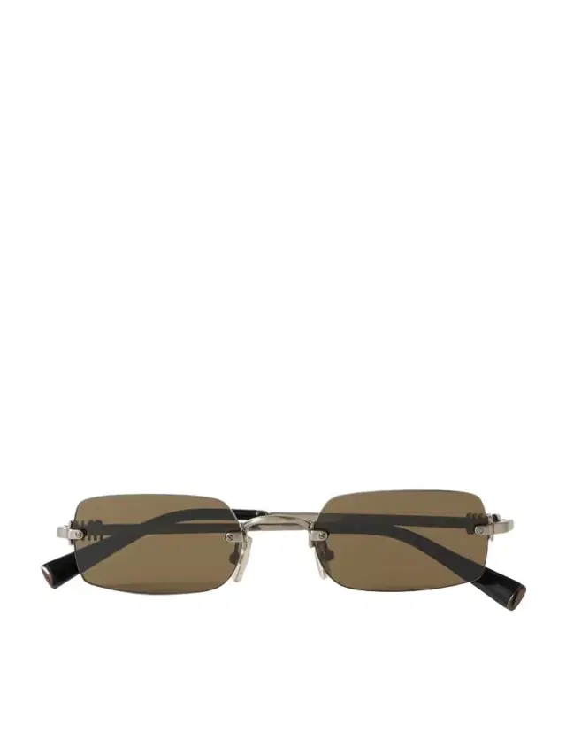 Miu Miu Eyewear Square-frame Silver-tone Sunglasses