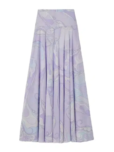 PUCCI Printed Cotton-voile Maxi Skirt | Thumbnail 1
