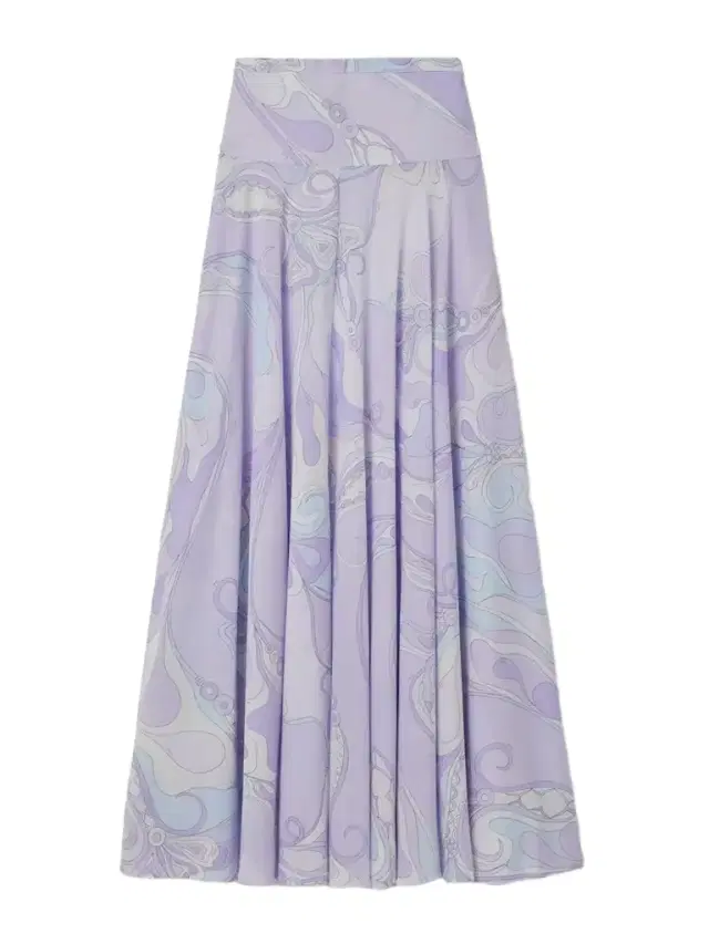 Printed Cotton-voile Maxi Skirt