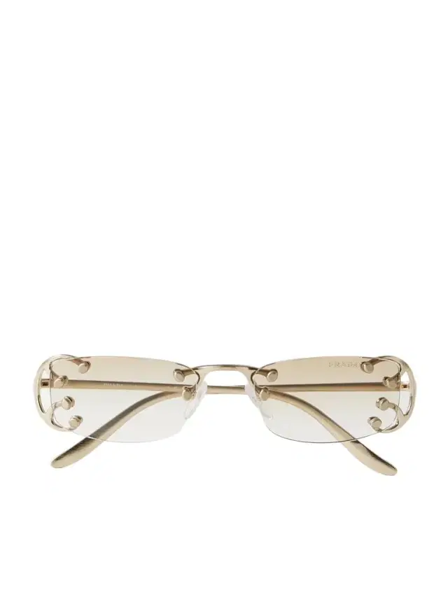 Rimless Gold-tone Sunglasses