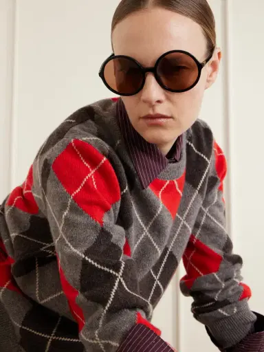 Miu Miu Eyewear Round-frame Acetate Sunglasses | Thumbnail 2 Miu Miu Eyewear Round-frame Acetate Sunglasses | Thumbnail 2
