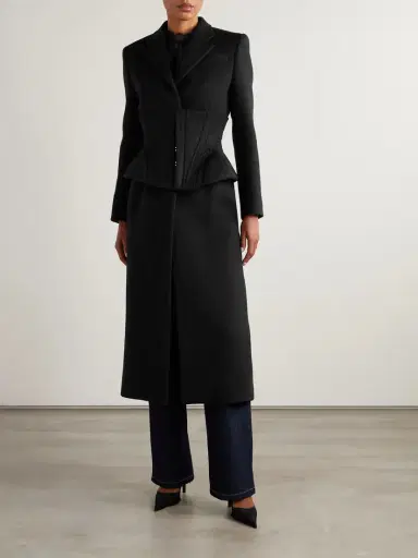 Alexander McQueen Cashmere And Wool-blend Coat | Thumbnail 2 Alexander McQueen Cashmere And Wool-blend Coat | Thumbnail 2
