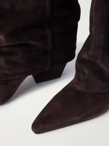 Paris Texas Jane 60 Folded Suede Knee Boots | Thumbnail 4 Paris Texas Jane 60 Folded Suede Knee Boots | Thumbnail 4