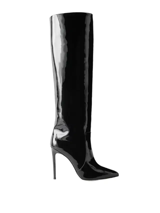 Paris Texas 105 Patent-leather Knee Boots