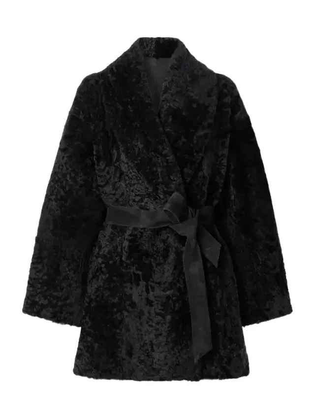 Vanessa Belted Shearling Coat